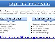 Image result for Equity Financing Advantages and Disadvantages