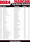 Image result for NASCAR Cup Series Race Track Schedule