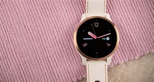 Image result for Garmin Rose Gold and White Leather Band