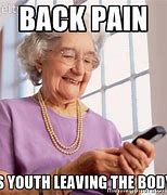 Image result for Lower Back Pain Meme
