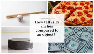 Image result for How Tall Is 15 Inches