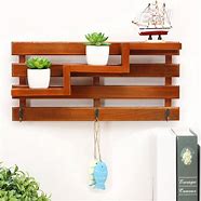 Image result for Decorative Wall Shelf with Hooks