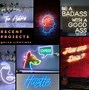 Image result for Simple Neon Signs