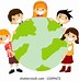 Image result for Children Holding Hands around Globe