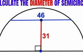 Image result for Semicircle Diameter 7 Cm