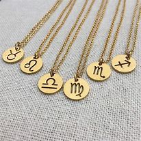 Image result for Gold Pendant Zodiac Triangle and T Toye 9Ct