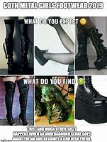 Image result for Goth Boots Meme