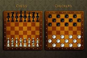 Image result for Chess Checkers Board Game