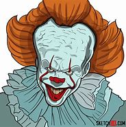 Image result for Pennywise Clown Easy Drawing