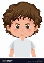 Image result for Curly Hair Boy Clip Art