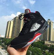 Image result for Jordan 5 Supreme Black Crumble Sole