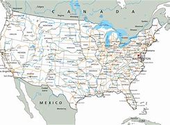 Image result for USA Major Road Map