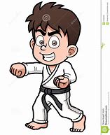 Image result for Cartoon Karate Boy Clip Art