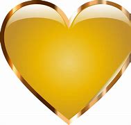 Image result for Small Gold Heart Clip Art