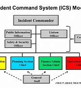 Image result for ICS Incident Command System Chart