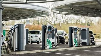 Image result for Cool Electric Car Charging Stations