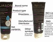 Image result for Beauty Product Labels