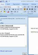 Image result for Recover Word File Not Saved