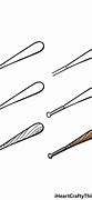 Image result for How to Draw Baseball Bat