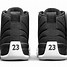 Image result for Air Jordan 12 Retro Black and White