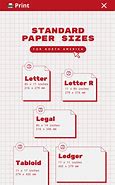 Image result for Copy Paper Sizes