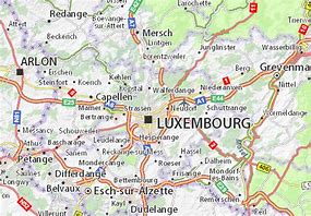 Image result for Map Kirchberg Luxembourg
