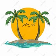 Image result for Transparent Island and Palm Trees