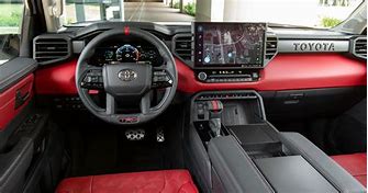 Image result for Toyota Truck Red Interior