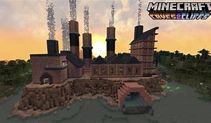 Image result for Futuristic Industrial Wall Minecraft