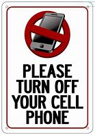 Image result for No iPhone Sign