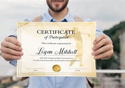 Image result for Golf Certificate