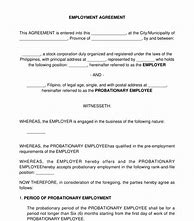 Image result for Employee Contract Template Word South Africa