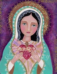 Image result for Religious Icons Mary Unbreakable Wall