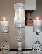 Image result for Glass Candle Holders Centerpieces