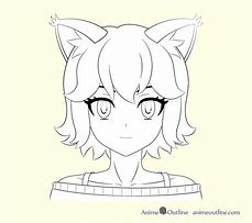 Image result for Cat Girl Cartoon Humans Ears