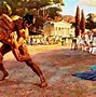 Image result for Wrestling Ancient Greece Stadium