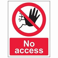 Image result for No Access Clip Art