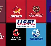 Image result for UFL Football League Teams Names Logos