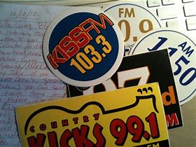 Image result for Radio Sticker KZRR 610