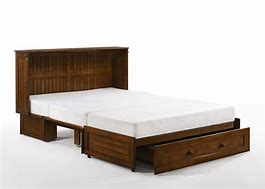 Image result for Queen Murphy Bed Cabinet