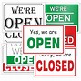 Image result for 8 AM Open and 8 Pm Close. Sign