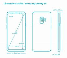 Image result for Samsung Galaxy S9 Dimensions Inches