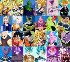 Image result for Dragon Ball Z Main Characters