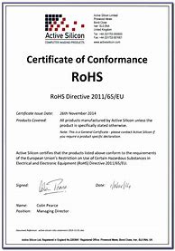 Image result for RoHS Form