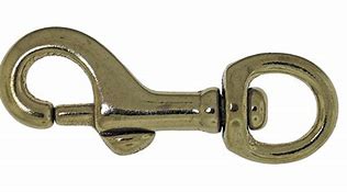 Image result for Small Brass Fast Eye Snap Hook