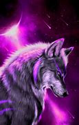 Image result for Galaxy Moon Wolf Art