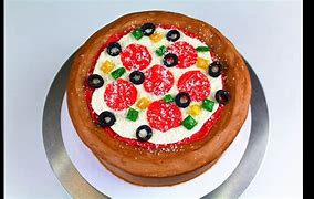 Image result for Pizza Cake