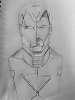 Image result for Iron Man Bust Sketch