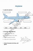 Image result for Airplane Parts Worksheet