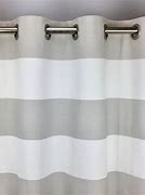 Image result for Grey and White Horizontal Striped Curtains